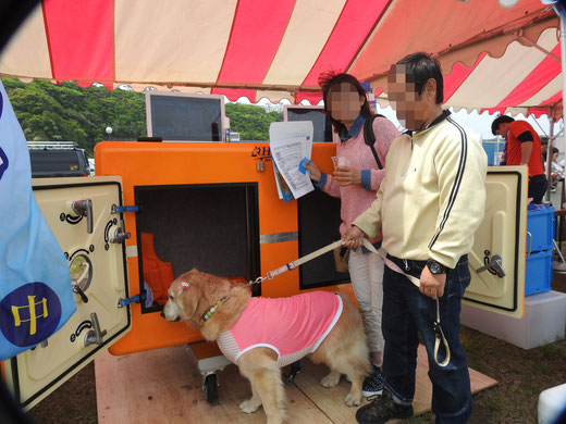 津波シェルターを御前崎で展示体験08