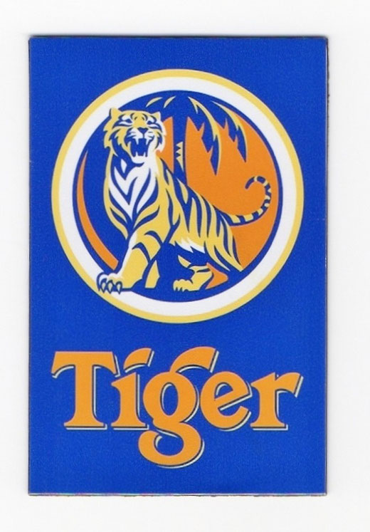 タイガー ビール マグネット type A（縦タイプ） 1枚　【タイ雑貨 Tiger Beer Magnet】の商品画像01