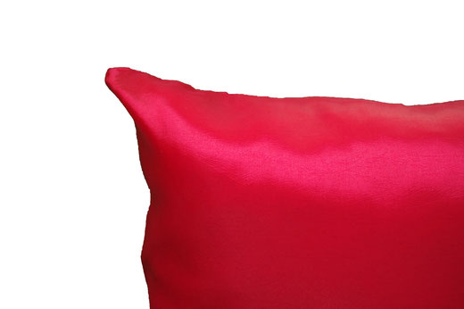 タイシルク クッションカバー 　ゼブラ デザイン　レッド 【Zebra Design , Red】 45×45cm 対応の商品画像06