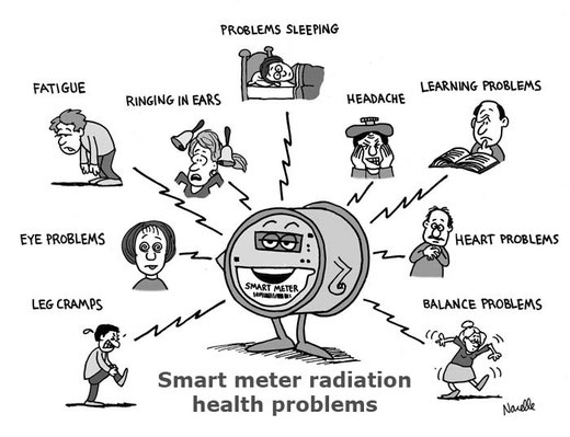 Smart meter raiation health problems