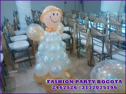 angeles en globos fashion party