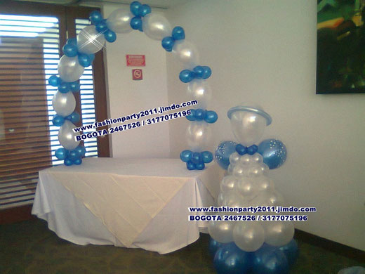 Decoracion en Globos Inflados con helio en Bogota a Domicilio