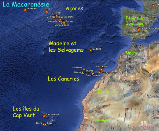 (La Macaronésie – les Canarie et les Açores – présentent encore  quelques vestiges de cette civilisation disparue.)