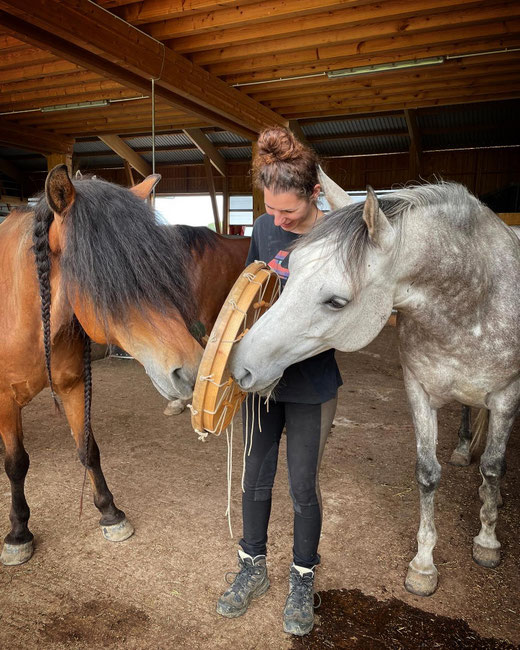 Schamanismus, Sonja Spitteler, Ahyoka, horse spirit, Trommel
