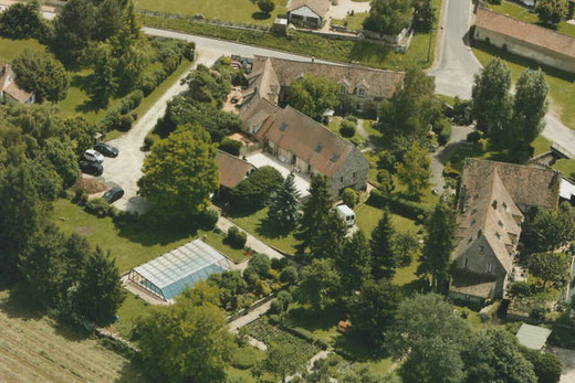 Le Moulin de Dannemarie vu du ciel.