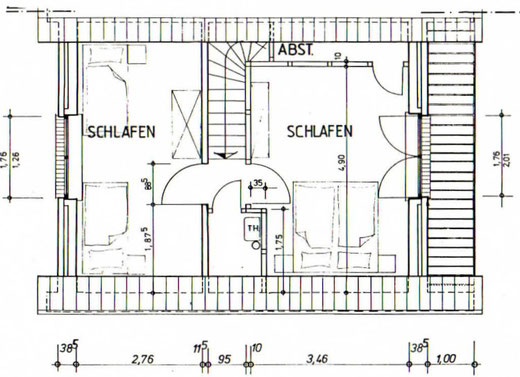 Grundriss Obergeschoss