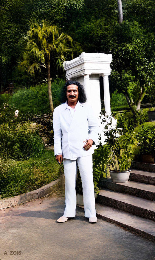 June 1932 : Meher Baba most likely in Nanjing, China. Image rendered by Anthony Zois.