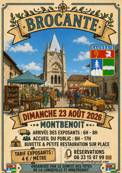 Brocante Montbenoît 2026