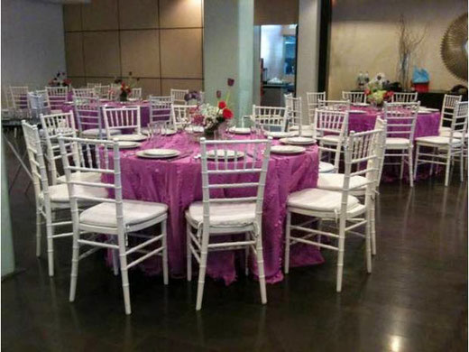 Renta de Sillas Tiffany en Monterrey, Nuevo Leon, Lylasrosas.
