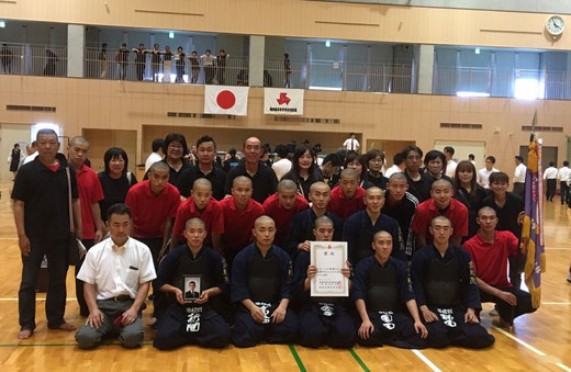 西日本短期大学附属高校剣道部 男子3年&2年生部員