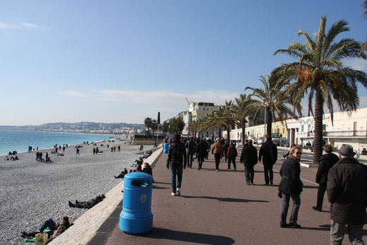 Bild: Promenade des Anglais in Nizza (Nice) in der Provence, Frankreich