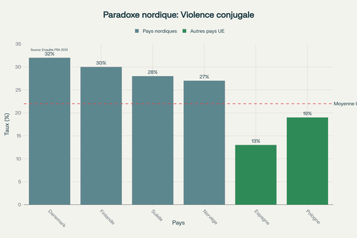 Le Paradoxe Nordique : taux de violence conjugale élevés malgré l'égalité des sexes