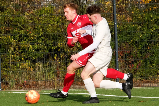 Das 1:0 von Max Gahr (l.) ist der Türöffner zum 2:0-Sieg.