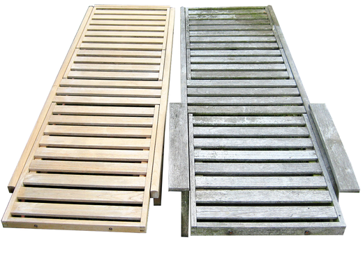 Teakholz Reiniger / Entgrauer - Holz-Jaeger - Tropenholz Terrasse