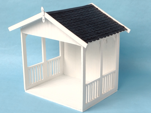 Miniatur-Strandhaus basteln