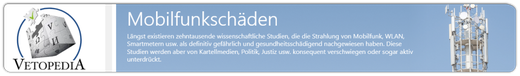 NEU: Mobilfunkschäden erfassen auf VETOPEDIA