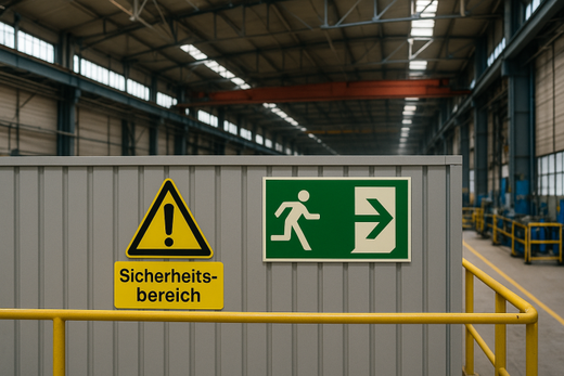 Sicherheits schilder und hinweis schilder