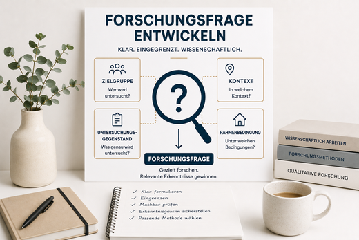 Forschungsfrage entwickeln - Von der Themenidee zur präzisen Forschungsfrage