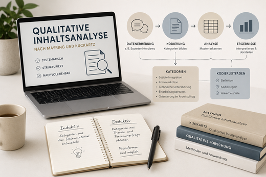 Qualitative Daten systematisch auswerten – von der Kategorienbildung bis zur Interpretation der Ergebnisse.