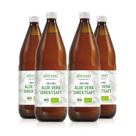 100% Bio Aloe Vera Direktsaft | aus kontrolliert biologischem Anbau