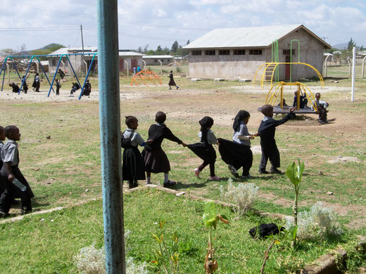 Break time at the Good Hope School, November 2010