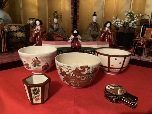 祝開店！大放出セール開催中 仁清 茶碗 茶道具 色絵 坂本慎太（一光堂ゆるゆる京歳時記 大根 工芸品