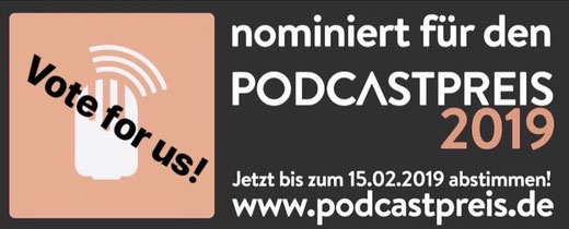 Podcastpreis 2019, Männerquatsch Podcast, Abstimmen, Technik
