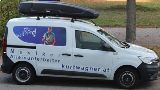 Musikmobil mit Dachbox von Kurt Wagner www.kurtwagner.at