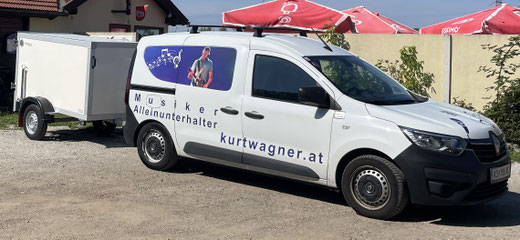 Musikmobil mit Dachbox von Kurt Wagner www.kurtwagner.at