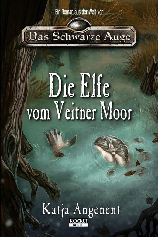 Katja Angenent: Die Elfe vom Veitner Moor. Ein Roman aus der Welt von Das Schwarze Auge. Rocket Books 2020. Das tolle Cover stammt von Tristan Denecke. 
