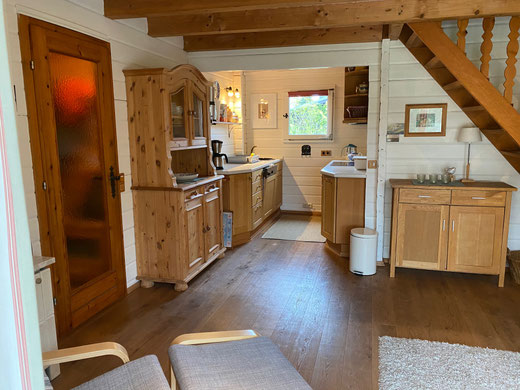 Offene Küche im Blockhaus Güster