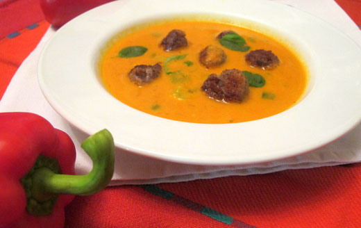 paleo und lowcarb - Paprikasuppe