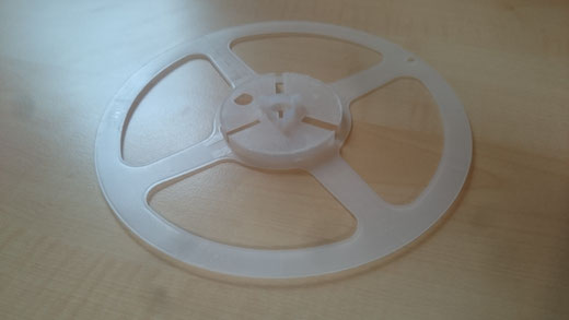 Mausefallenauto Rad aus SMD-Spule
