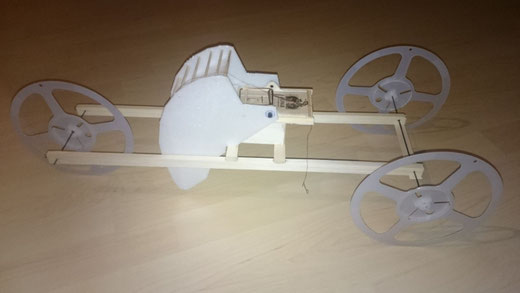 Mausefallenauto Kurvenscheibe