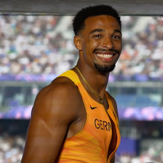 Zehnkämpfer Leo Neugebauer bei den olympischen Spielen 2024 in Paris