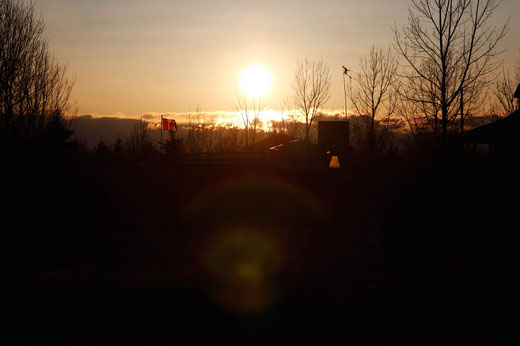 Sonnenuntergang Kanada, Fort MacLeod