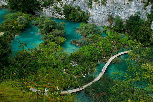 Nationalpark Plitciver Seen in Kroatien, Aussichtspunkt