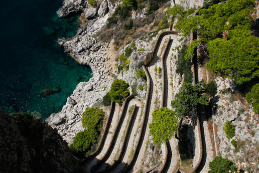 Stunning roads in Europe, crazy roads of the world, Via Krupp, Capri