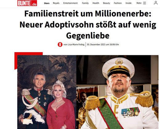 Alexander von Anhalt Sohn will Prinz Frédéric entmündigen lassen (mit Video) . Prinz Frederic von Anhalt (78) adoptierte seinen sechsten Sohn Kevin Feucht.