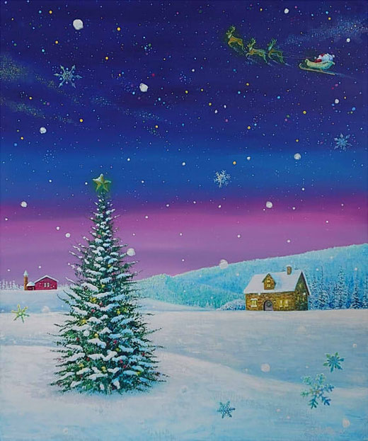 Holy Night F20/アクリル ※第54回ローマン展 出展