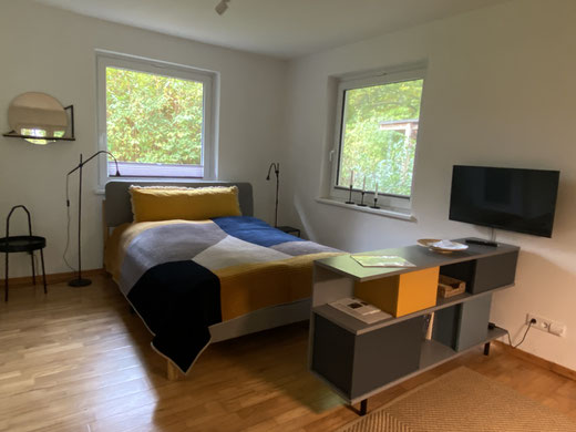 Schlafbereich Saunahäuschen