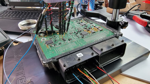 Motorsteuergeräteplatine angepinnt an Tuningtool