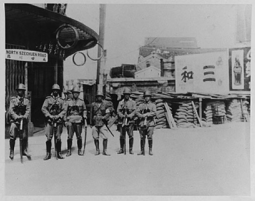 Another shot of the 1937 barricade with the Coca-Cola ad visible. Source: Naval History and Heritage Command