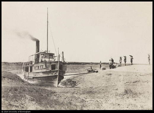 A China river launch similar to Archibald Little's steamer that he had borrowed to his friend Alfred Rex (source: https://www.hpcbristol.net/visual/mx-s13)