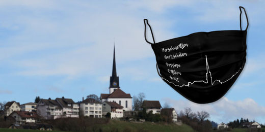 Bei der Gemeinde Gossau ZH kann man neu Gesichtsmasken kaufen. Bild: zvg/bunts.ch