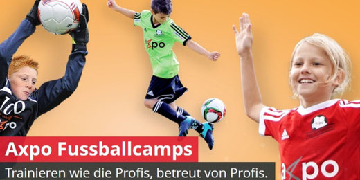 Die Axpo Fussballcamps für Kinder sind beliebt. Bild: Pro Fussball Event