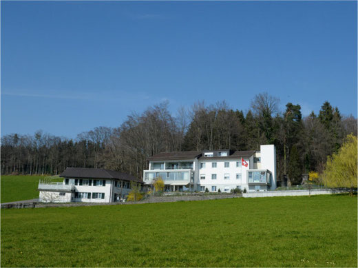 Das Heim im Grünen: Alters- und Pflegeheim Grüneck in Ottikon. Bild: Urs Weisskopf
