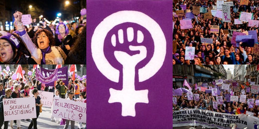 Weltweit gehen die Frauen am 8. März auf die Strasse und protestieren für ihre Rechte. Bild: Linth24
