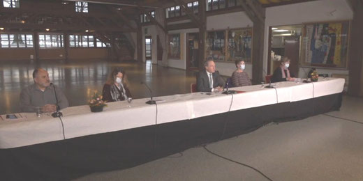 Info-Veranstaltung für die Gewerbetreibenden von Gossau: Vertreter des Gemeinderats im Live-Stream.