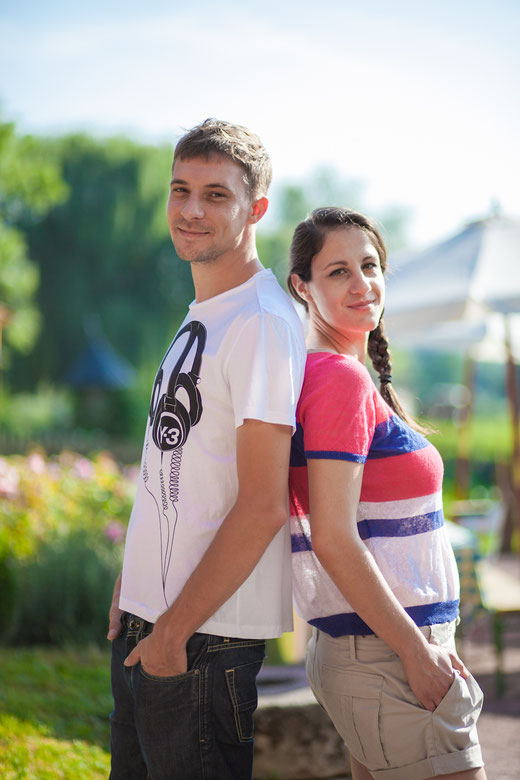 Engagement - Paarportraits im Grünen in Unterfranken - Holzmühle Uettingen